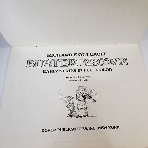 Vintage 70s Buster Brown Comic Strip PB Book Richard Outcault Dover Pub - Picture 3 of 9